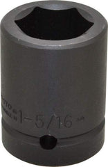 Proto - 1" Drive 1-5/16" Standard Impact Socket - 6 Points, 2-3/4" OAL - Exact Tool & Supply