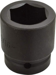 Proto - 1" Drive 1-9/16" Standard Impact Socket - 6 Points, 2-5/8" OAL - Exact Tool & Supply