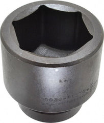 Proto - 1" Drive 2-1/4" Standard Impact Socket - 6 Points, 3-1/4" OAL - Exact Tool & Supply
