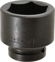 Proto - 1" Drive 2-5/16" Standard Impact Socket - 6 Points, 3-21/64" OAL - Exact Tool & Supply