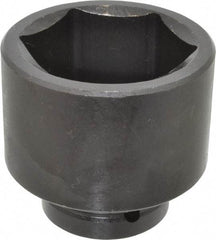 Proto - 1" Drive 3" Standard Impact Socket - 6 Points, 4" OAL - Exact Tool & Supply