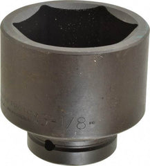 Proto - 1" Drive 3-1/8" Standard Impact Socket - 6 Points, 4-1/16" OAL - Exact Tool & Supply