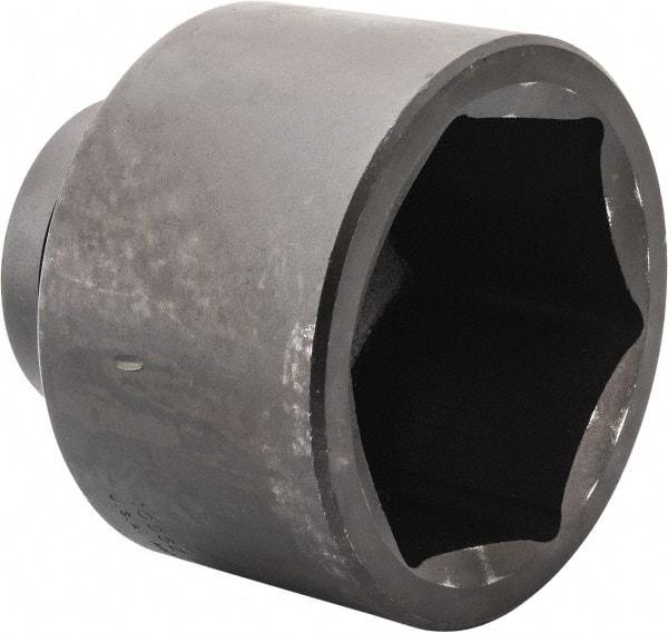 Proto - 1" Drive 3-1/4" Standard Impact Socket - 6 Points, 4-3/8" OAL - Exact Tool & Supply