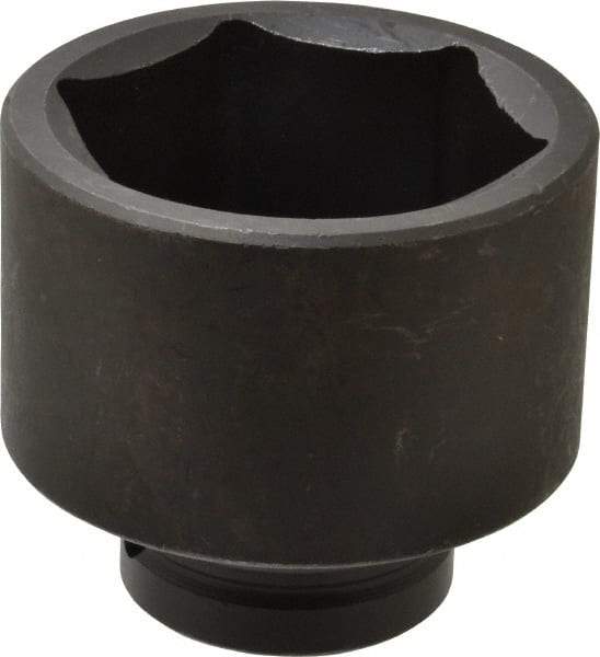 Proto - 1" Drive 3-3/8" Standard Impact Socket - 6 Points, 4-7/16" OAL - Exact Tool & Supply