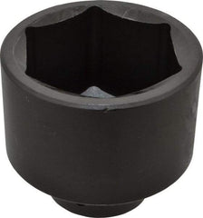 Proto - 1" Drive 3-1/2" Standard Impact Socket - 6 Points, 4-1/2" OAL - Exact Tool & Supply