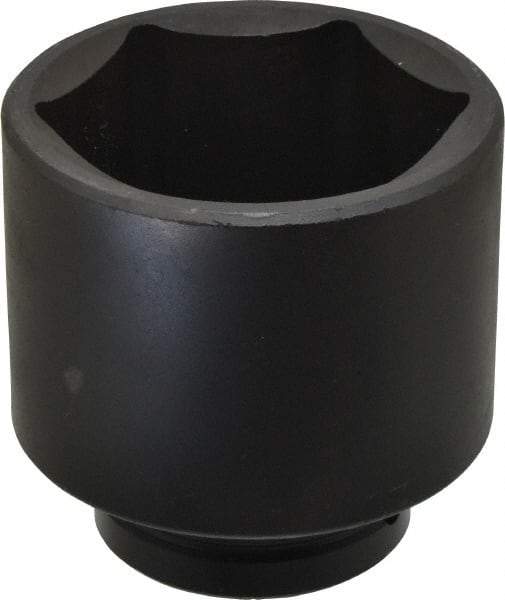 Proto - 1" Drive 3-5/8" Standard Impact Socket - 6 Points, 4-3/4" OAL - Exact Tool & Supply
