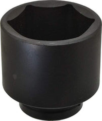 Proto - 1" Drive 3-5/8" Standard Impact Socket - 6 Points, 4-3/4" OAL - Exact Tool & Supply