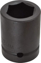 Proto - 1" Drive 33mm Standard Impact Socket - 6 Points, 2-7/16" OAL - Exact Tool & Supply