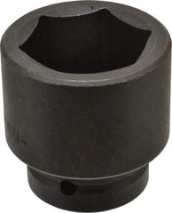 Proto - 1" Drive 55mm Standard Impact Socket - 6 Points, 3-7/64" OAL - Exact Tool & Supply