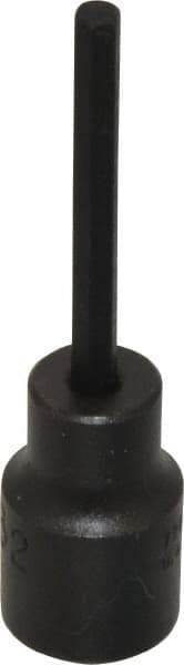 Proto - 3/8" Drive, 5/32" Impact Hex Bit Socket - 1-5/8" Bit Length, 2-23/32" OAL - Exact Tool & Supply