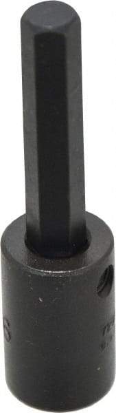Proto - 3/8" Drive, 5/16" Impact Hex Bit Socket - 1-5/8" Bit Length, 2-23/32" OAL - Exact Tool & Supply