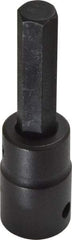 Proto - 1/2" Drive, 7/16" Impact Hex Bit Socket - 1-3/4" Bit Length, 3-1/4" OAL - Exact Tool & Supply