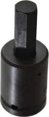 Proto - 3/4" Drive, 3/4" Impact Hex Bit Socket - 1-7/8" Bit Length, 4-3/8" OAL - Exact Tool & Supply