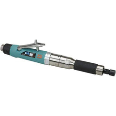 Dynabrade - 1/4" Collet, Straight Handle, Air Extended Length Die Grinder - 20,000 RPM, Rear Exhaust, 44 CFM, 1 hp, 90 psi, 3/8 NPT Inlet - Exact Tool & Supply