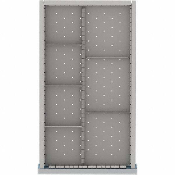 LISTA - 7-Compartment Drawer Divider Layout for 3.15" High Drawers - Exact Tool & Supply