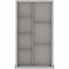LISTA - 7-Compartment Drawer Divider Layout for 3.15" High Drawers - Exact Tool & Supply