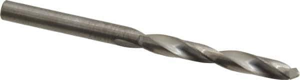 Atrax - 13/64" 118° Solid Carbide Jobber Drill - Bright Finish, Right Hand Cut, Spiral Flute, Straight Shank, 3" OAL, Standard Point - Exact Tool & Supply