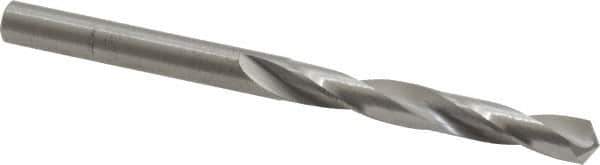 Atrax - 7/32" 118° Solid Carbide Jobber Drill - Bright Finish, Right Hand Cut, Spiral Flute, Straight Shank, 3" OAL, Standard Point - Exact Tool & Supply