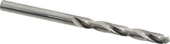 Atrax - #22 118° Solid Carbide Jobber Drill - Bright Finish, Right Hand Cut, Spiral Flute, Straight Shank, 2-1/2" OAL, Standard Point - Exact Tool & Supply