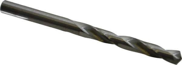 Atrax - 6mm 118° Solid Carbide Jobber Drill - Bright Finish, Right Hand Cut, Spiral Flute, Straight Shank, 3-1/4" OAL, Standard Point - Exact Tool & Supply