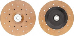 Made in USA - 7" Diam Locking Nut Disc Backing Pad - Soft Density, 10,000 RPM - Exact Tool & Supply