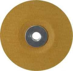 Made in USA - 5" Diam Locking Nut Disc Backing Pad - Soft Density, 20,000 RPM - Exact Tool & Supply