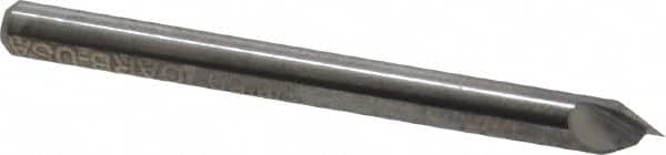 Atrax - 1/8" Head Diam, 1/8" Shank Diam, 1 Flute 60° Solid Carbide Countersink - Exact Tool & Supply