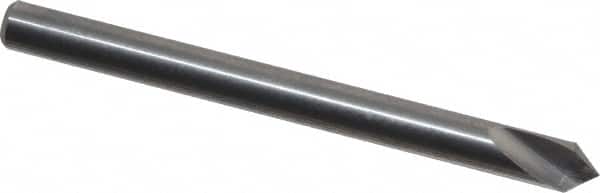 Atrax - 1/8" Head Diam, 1/8" Shank Diam, 1 Flute 82° Solid Carbide Countersink - Exact Tool & Supply