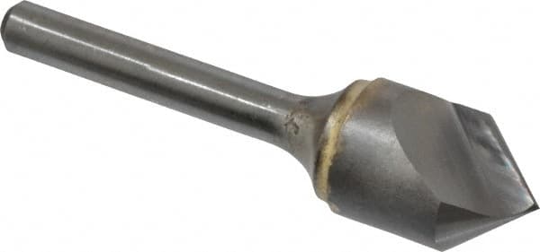 Atrax - 5/8" Head Diam, 1/4" Shank Diam, 1 Flute 82° Solid Carbide Countersink - Exact Tool & Supply