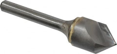 Atrax - 5/8" Head Diam, 1/4" Shank Diam, 1 Flute 82° Solid Carbide Countersink - Exact Tool & Supply