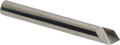 Atrax - 1/4" Head Diam, 1/4" Shank Diam, 1 Flute 90° Solid Carbide Countersink - Bright Finish, 2" OAL, Single End, Straight Shank, Right Hand Cut - Exact Tool & Supply
