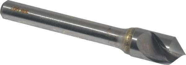 Atrax - 3/8" Head Diam, 1/4" Shank Diam, 1 Flute 90° Solid Carbide Countersink - Exact Tool & Supply