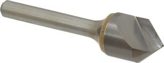 Atrax - 5/8" Head Diam, 1/4" Shank Diam, 1 Flute 90° Solid Carbide Countersink - Exact Tool & Supply