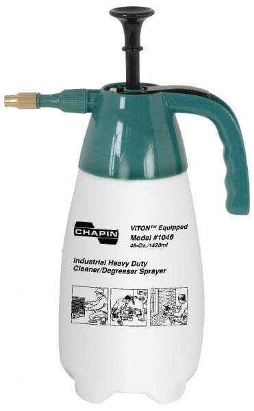 Chapin - 48 oz Garden Hand Sprayer - Use with Cleaners/Degreasers, Polyethylene Tank - Exact Tool & Supply