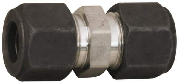 Parker - 5/8" OD, Stainless Steel Union - 15/16" Hex, Comp x Comp Ends - Exact Tool & Supply