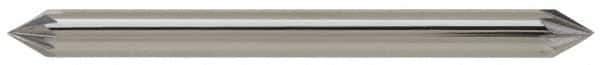 M.A. Ford - 3/4" Cut Diam, 1/4" Shank Diam, Cone Head Single Cut Burr - Carbide, Point End, 3/8" LOC, 2-35/64" OAL - Exact Tool & Supply