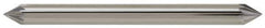 M.A. Ford - 3/4" Cut Diam, 1/4" Shank Diam, Cone Head Single Cut Burr - Carbide, Point End, 3/8" LOC, 2-35/64" OAL - Exact Tool & Supply