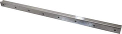 THK - 600mm OAL x 28mm Overall Width x 23mm Overall Height Horizontal Mount SSR Rail - 80mm Between Holes, 7 x 11 x 9mm Hole Size - Exact Tool & Supply