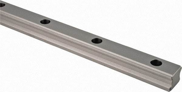 THK - 820mm OAL x 20mm Overall Width x 17mm Overall Height 4 Way SHS Rail - 60mm Between Holes, 6 x 9-1/2 x 8-1/2mm Hole Size - Exact Tool & Supply