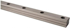 THK - 1,000mm OAL x 34mm Overall Width x 26mm Overall Height 4 Way SHS Rail - 80mm Between Holes, 9 x 14 x 12mm Hole Size - Exact Tool & Supply