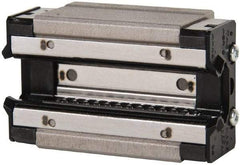 THK - 56.6mm L x 34mm W x 23.3mm H, 26mm Transverse Hole Spcg, 26mm Lateral Hole Spcg, 4 Way HSR Block - 9.5mm Overhang, 8.33 Kn Dynamic Capacity, M4x5 Hole, 13.5 kn Static Load Rating, 28" High Assembly - Exact Tool & Supply