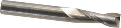 Atrax - 5/16", 13/16" LOC, 5/16" Shank Diam, 2-1/2" OAL, 2 Flute, Solid Carbide Square End Mill - Single End, Uncoated, Spiral Flute, 30° Helix, Centercutting, Right Hand Cut - Exact Tool & Supply