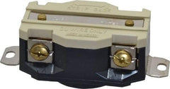 Leviton - 480 VAC, 30 Amp, L16-30R NEMA, Self Grounding Receptacle - 3 Poles, 4 Wire, Female End, Black - Exact Tool & Supply
