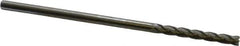 Atrax - 1/8", 1" LOC, 1/8" Shank Diam, 3" OAL, 4 Flute, Solid Carbide Square End Mill - Single End, Uncoated, Spiral Flute, 30° Helix, Centercutting, Right Hand Cut - Exact Tool & Supply