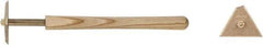 Ampco - Aluminum & Bronze Scraper Replacement Blade - 2-3/4" Blade Length x 1-1/2" Blade Width - Exact Tool & Supply