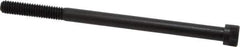 Made in USA - 5/16-18 UNC Hex Socket Drive, Socket Cap Screw - Alloy Steel, Black Oxide Finish, Partially Threaded, 5" Length Under Head - Exact Tool & Supply