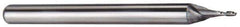 M.A. Ford - 3/4", 1" LOC, 3/4" Shank Diam, 3" OAL, 4 Flute, Solid Carbide Square End Mill - Single End, Uncoated, Spiral Flute, 30° Helix, Centercutting, Right Hand Cut, Right Hand Flute, Series 163 - Exact Tool & Supply