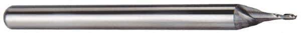 M.A. Ford - 11/64", 3/8" LOC, 3/16" Shank Diam, 2" OAL, 4 Flute, Solid Carbide Square End Mill - Single End, Uncoated, Spiral Flute, 30° Helix, Centercutting, Right Hand Cut, Right Hand Flute, Series 163 - Exact Tool & Supply