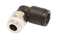 Legris - 5/16" Outside Diam, 1/2 BSPT, Nylon Push-to-Connect Tube Male Elbow - 290 Max psi, Tube to Male BSPT Connection, Buna Nitrile O-Ring - Exact Tool & Supply