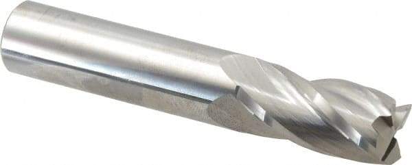 Atrax - 16mm, 32mm LOC, 16mm Shank Diam, 89mm OAL, 4 Flute, Solid Carbide Square End Mill - Single End, Uncoated, Spiral Flute, 30° Helix, Centercutting, Right Hand Cut - Exact Tool & Supply